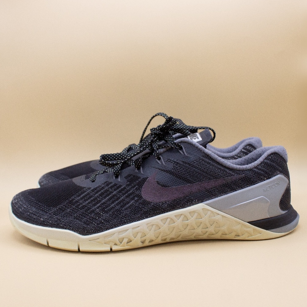 Nike Metcon 3 Metallic Cross Fit Athletic Shoes 922880-001 Women's Size 12